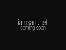 Tablet Screenshot of iamsani.net